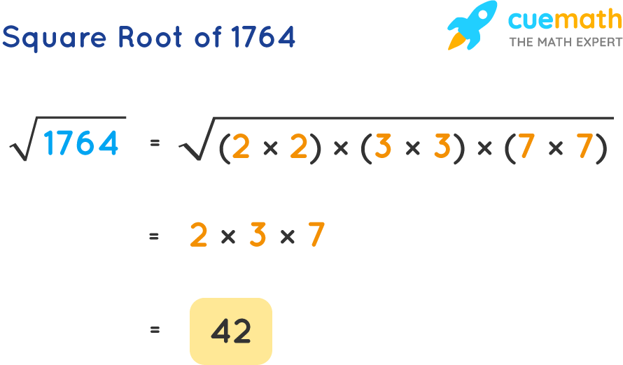 square-root-of-1764-how-to-find-square-root-of-1764-solved